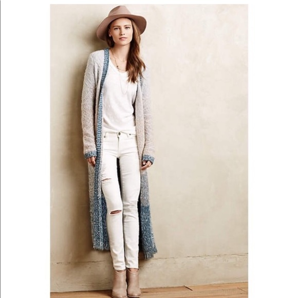 Anthropologie Ombré full length cardigan by Moth - Picture 4 of 13